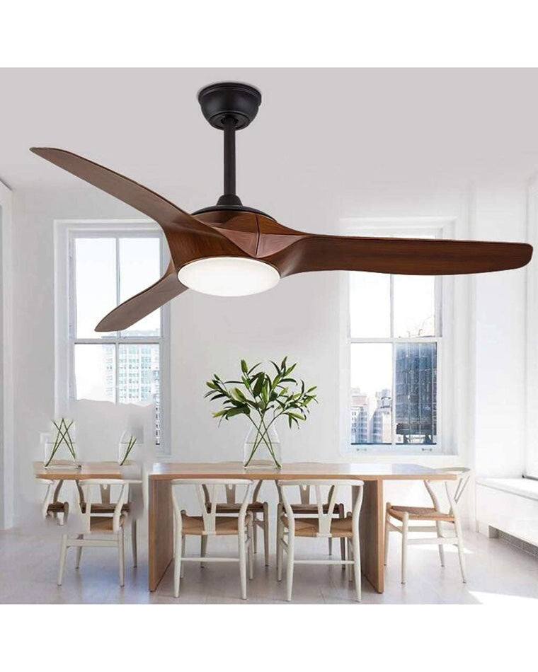 WOMO 52 Inch 3 Blade Large Ceiling Fan Lamp-WM5107