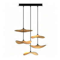 WOMO Wooden Leaf Pendant Light-WM3257