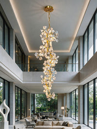 WOMO Ginkgo Staircase Chandelier-WM3355