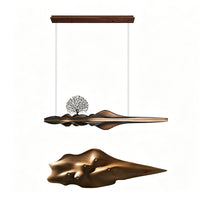 WOMO Mid-Century Wood Zen Chandelier-WM3260