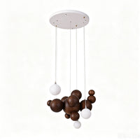 WOMO Wooden Bubble Pendant Light-WM3251