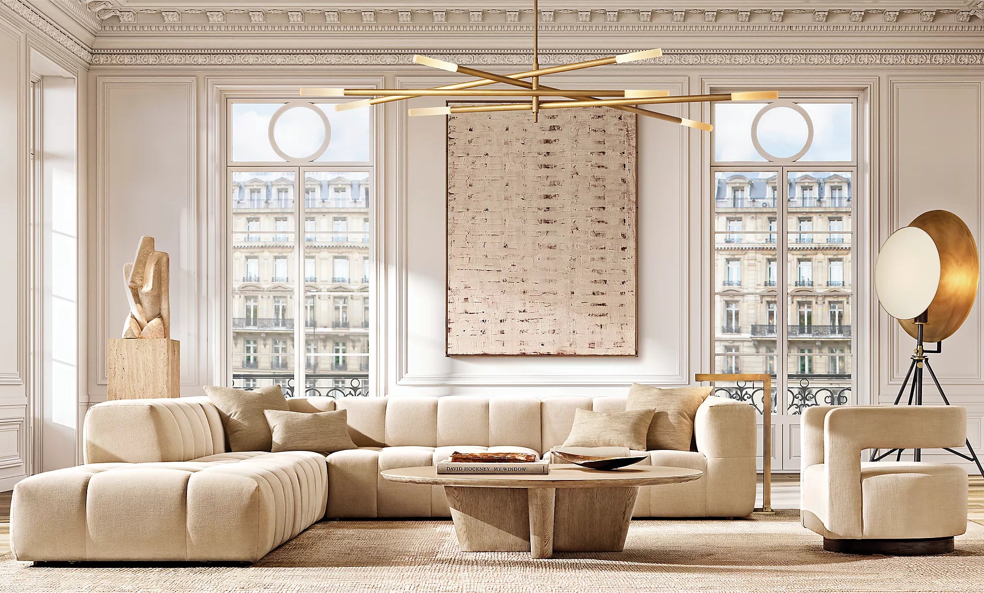 WOMO Rod Chandelier - Rousseau