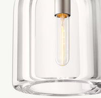WOMO Cloche Crystal Pendant Light - Botanist