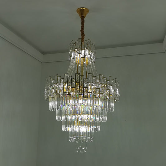 WOMO Massive Tiered Crystal Chandelier-WM2380