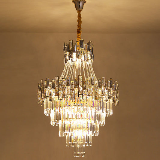 WOMO Massive Tiered Crystal Chandelier-WM2380