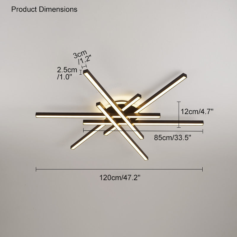 WOMO Integrated Led Flush Mount Ceiling Light-WM1008