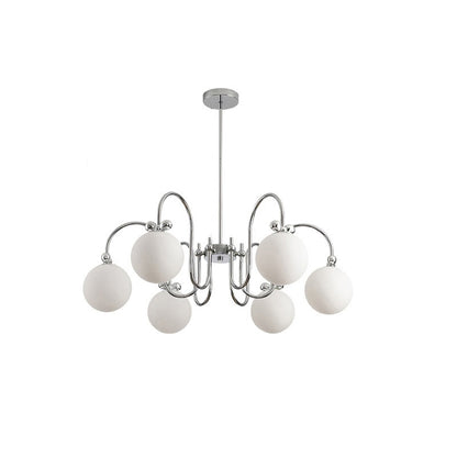 WOMO Frosted Glass Globe Chandelier-WM2305