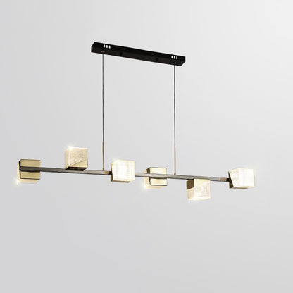 WOMO Prismatic Cube Gold Chandelier-WM2211