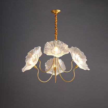 WOMO Lotus Flower Arm Chandelier-WM2025