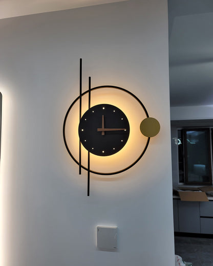 WOMO Wall Clock with Led Light-WM6000