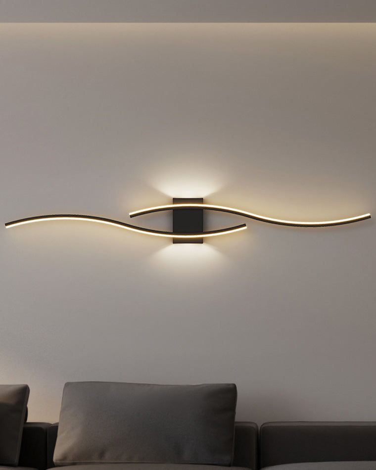 WOMO Curved Accent Wall Sconce-WM6005