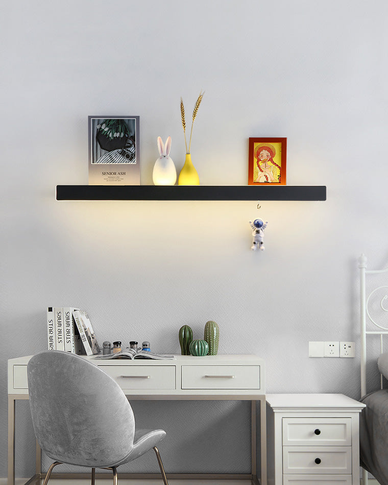 WOMO Long Linear Wall Sconce with Shelf-WM6008