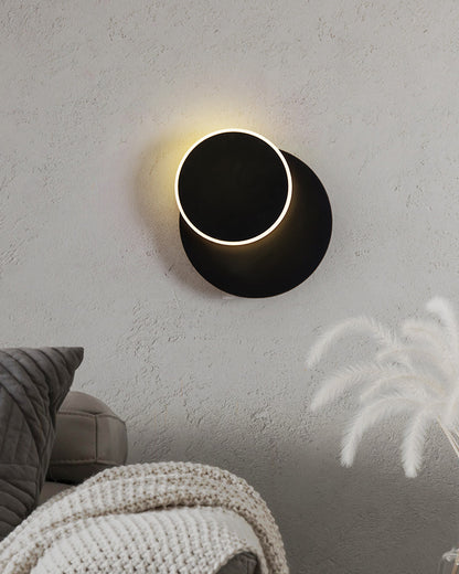 WOMO Eclipses Round Wall Sconce-WM6010