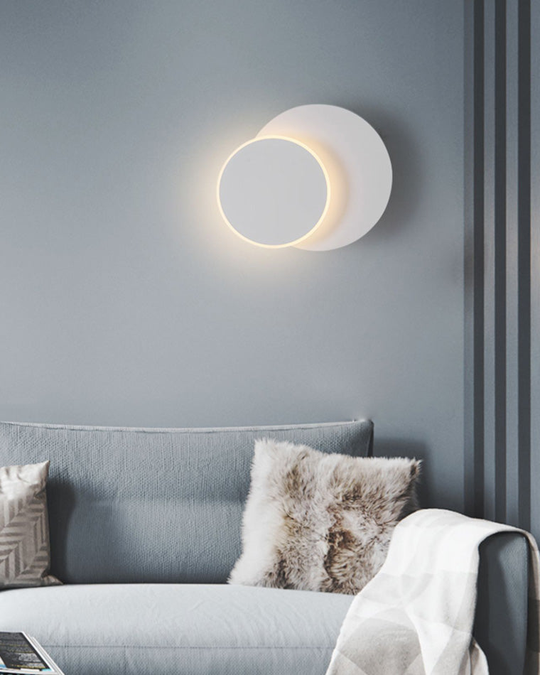 WOMO Eclipses Round Wall Sconce-WM6010