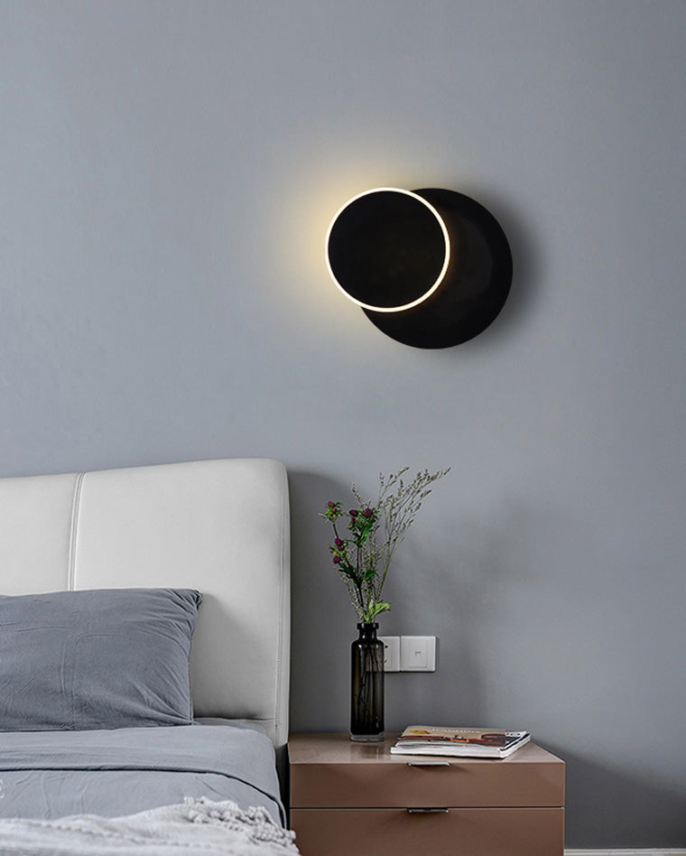 WOMO Eclipses Round Wall Sconce-WM6010