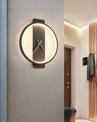 WOMO Wall Clock with Led Light-WM6012