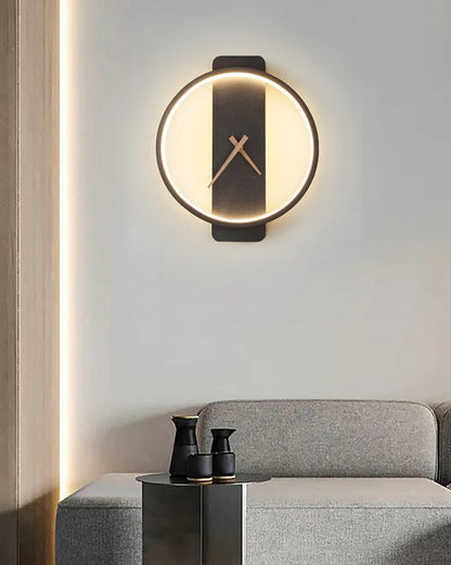 WOMO Wall Clock with Led Light-WM6012