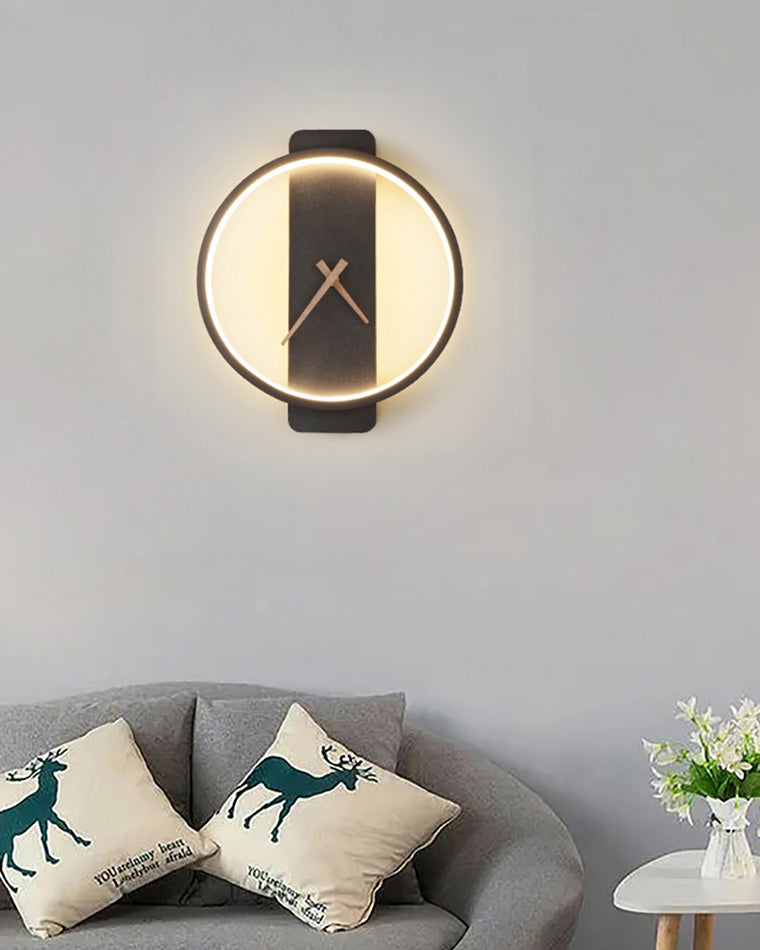 WOMO Wall Clock with Led Light-WM6012