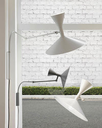WOMO Horn Swing Arm Wall Sconce with Switch-WM6014