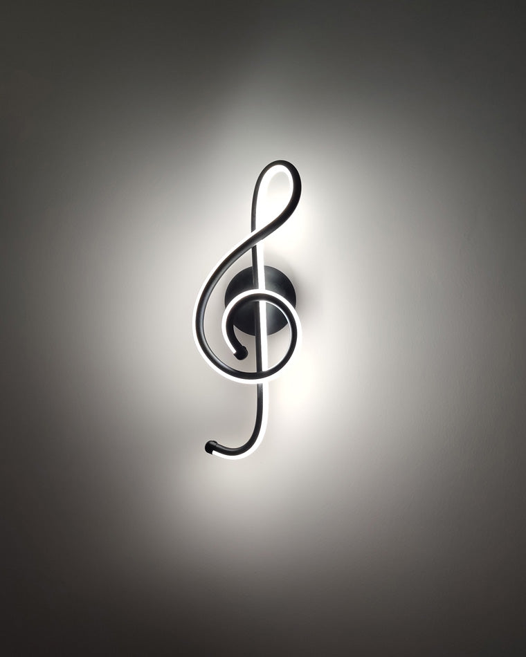 WOMO Musical Note Sculptural Wall Sconce-WM6015