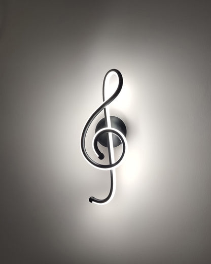 WOMO Musical Note Sculptural Wall Sconce-WM6015