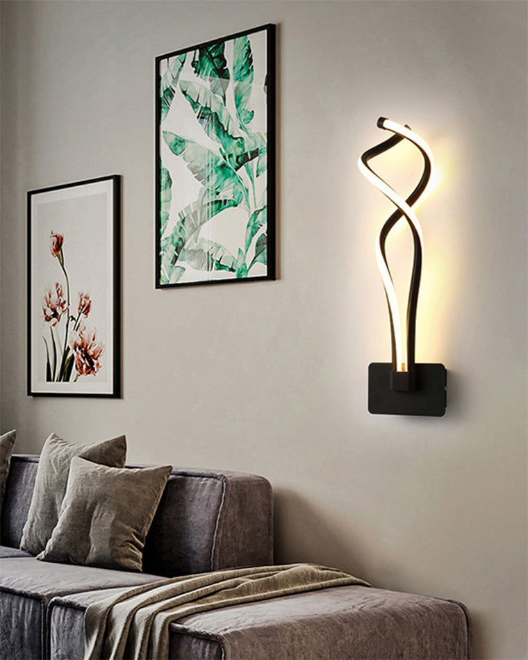 WOMO Musical Note Sculptural Wall Sconce-WM6015