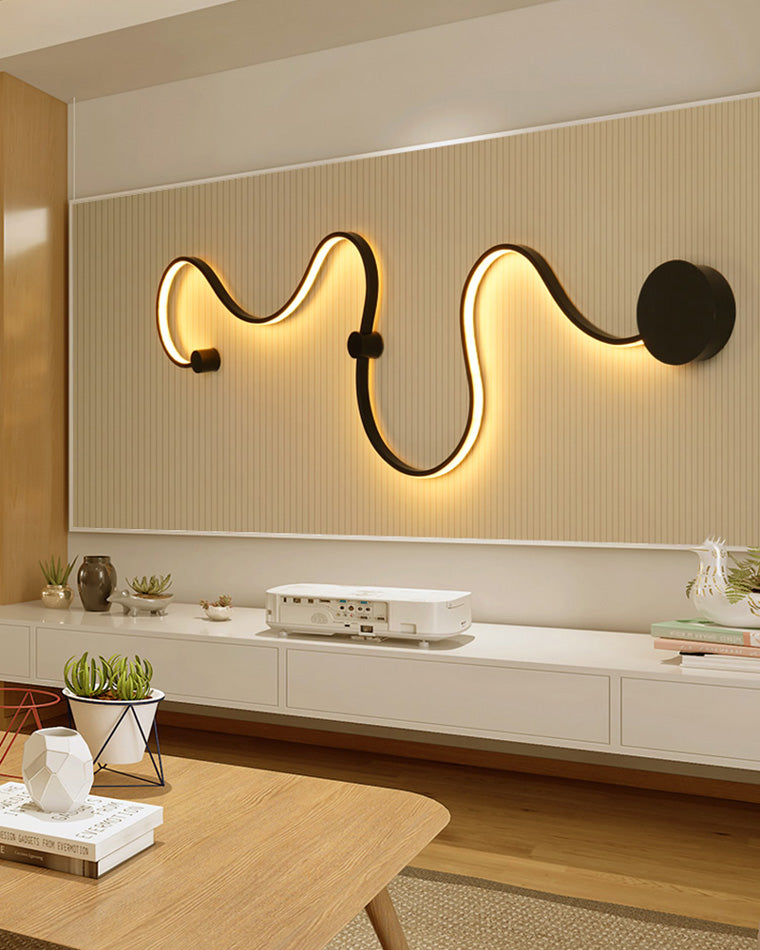 WOMO Long Snake LED Wall Sconce-WM6017