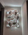 WOMO Rectangular Sculptural Art Wall Sconce-WM6020 thumbnail