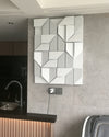 WOMO Rectangular Sculptural Art Wall Sconce-WM6020 thumbnail