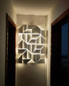 WOMO Rectangular Sculptural Art Wall Sconce-WM6020 thumbnail