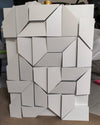 WOMO Rectangular Sculptural Art Wall Sconce-WM6020 thumbnail
