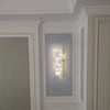 WOMO Rectangular Sculptural Art Wall Sconce-WM6020 thumbnail