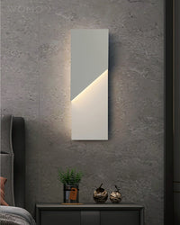 WOMO Rectangular Sculptural Art Wall Sconce-WM6020