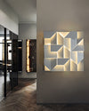 WOMO Rectangular Sculptural Art Wall Sconce-WM6020 thumbnail