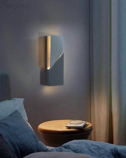 WOMO Rectangular Sculptural Art Wall Sconce-WM6020