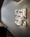 WOMO Rectangular Sculptural Art Wall Sconce-WM6020 thumbnail