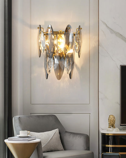 WOMO Luxury Crystal Wall Sconce-WM6021