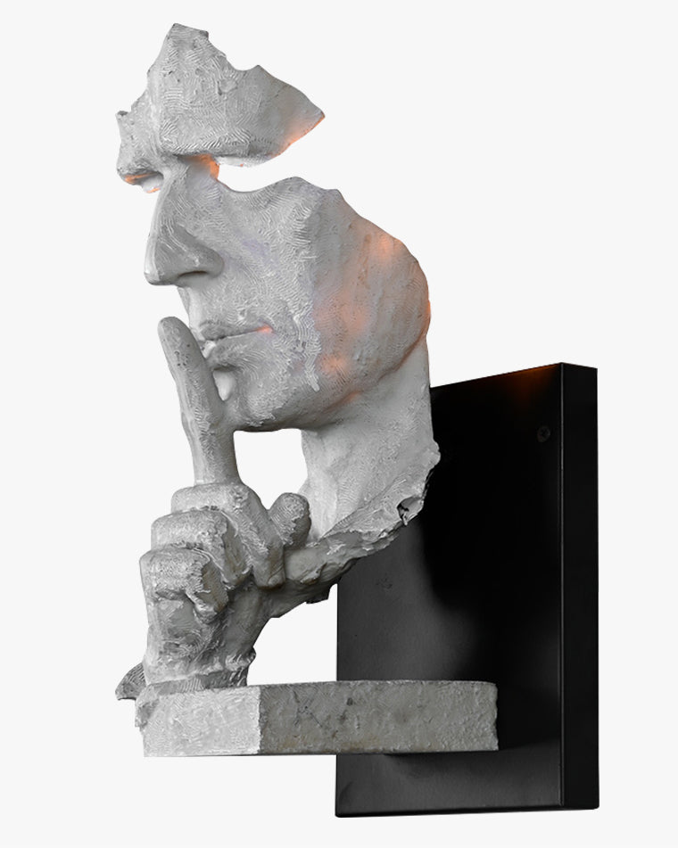 WOMO Silence Gesture Sculptural Wall Sconce-WM6023