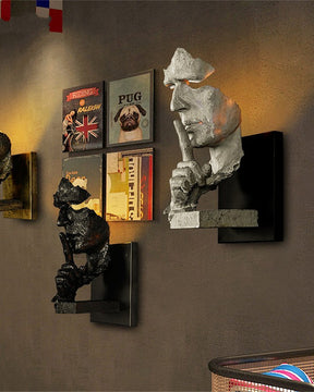 WOMO Silence Gesture Sculptural Wall Sconce-WM6023