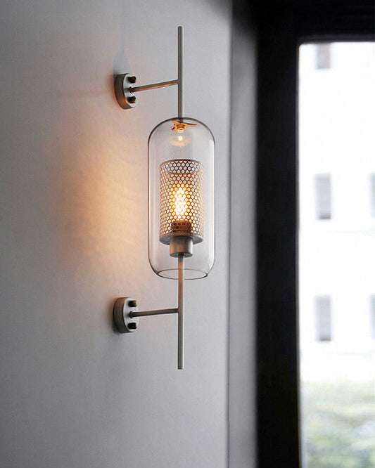 WOMO Industrial Hurricane Wall Sconce-WM6031