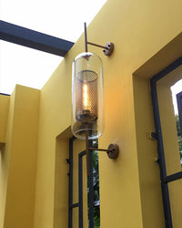 WOMO Industrial Hurricane Wall Sconce-WM6031