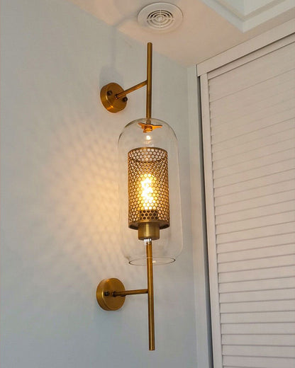 WOMO Industrial Hurricane Wall Sconce-WM6031