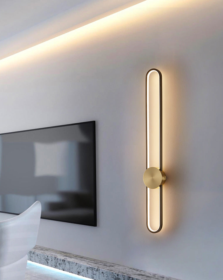 WOMO Long Oval LED Wall Sconce-WM6032