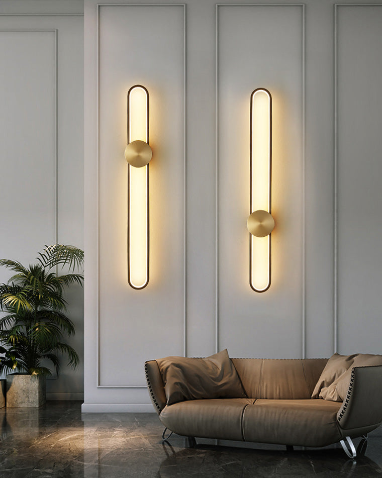 WOMO Long Oval LED Wall Sconce-WM6032