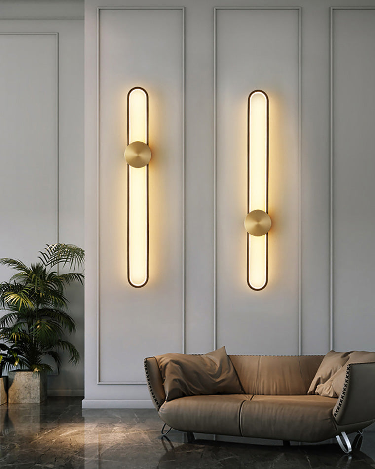 WOMO Long Oval LED Wall Sconce-WM6032