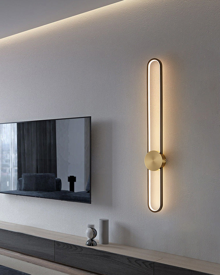 WOMO Long Oval LED Wall Sconce-WM6032