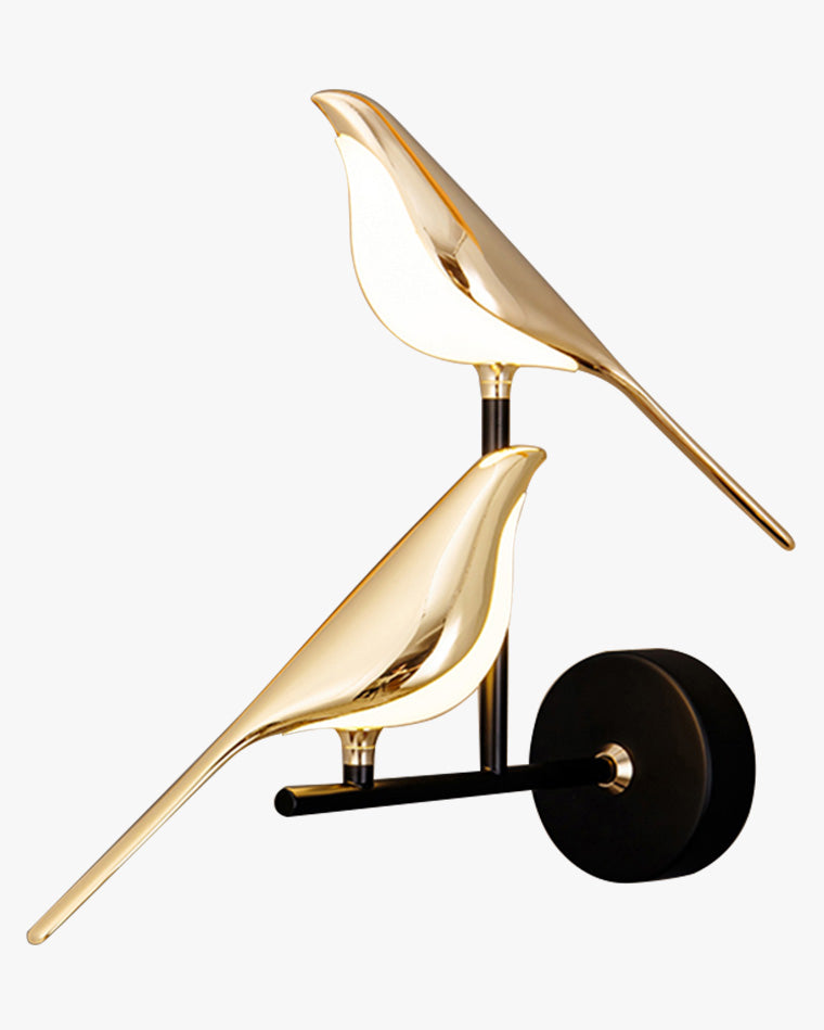 WOMO Gold Birds Wall Sconce-WM6033