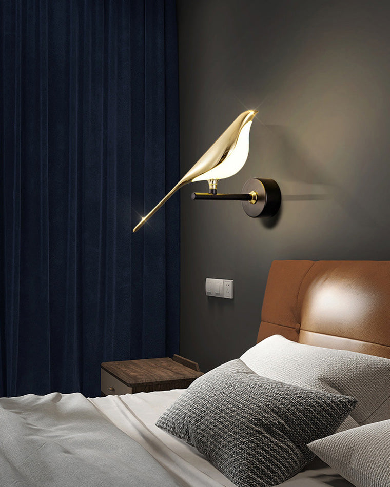 WOMO Gold Birds Wall Sconce-WM6033