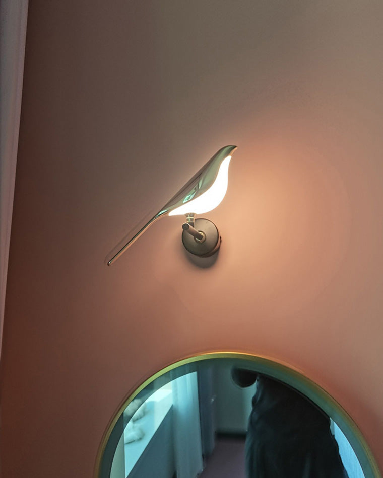 WOMO Gold Birds Wall Sconce-WM6033