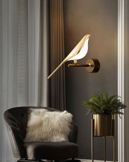 WOMO Gold Birds Wall Sconce-WM6033